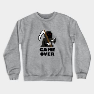 PixelArt Grim Reaper Game Over Crewneck Sweatshirt